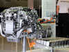 TEST SILVERSTONE 08 LUGLIO, An old Mercedes engine on display in the pits.
08.07.2014. Formula One Testing, Silverstone, England, Tuesday.