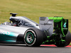 TEST SILVERSTONE 08 LUGLIO, Nico Rosberg (GER) Mercedes AMG F1 W05 running flow-vis paint on the rear wing.
08.07.2014. Formula One Testing, Silverstone, England, Tuesday.