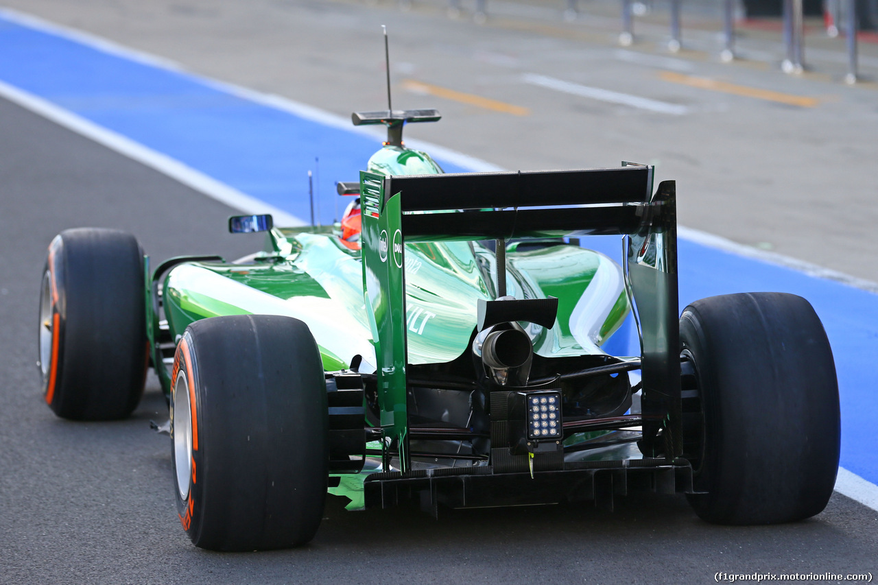 TEST SILVERSTONE 08 LUGLIO, Will Stevens (GBR) Caterham CT05 Test Driver.
08.07.2014. Formula One Testing, Silverstone, England, Tuesday.