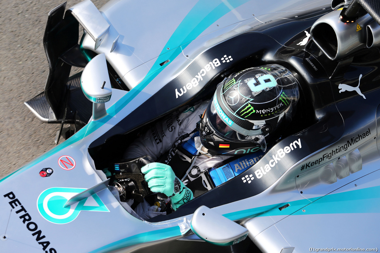 TEST SILVERSTONE 08 LUGLIO, Nico Rosberg (GER) Mercedes AMG F1 W05.
08.07.2014. Formula One Testing, Silverstone, England, Tuesday.