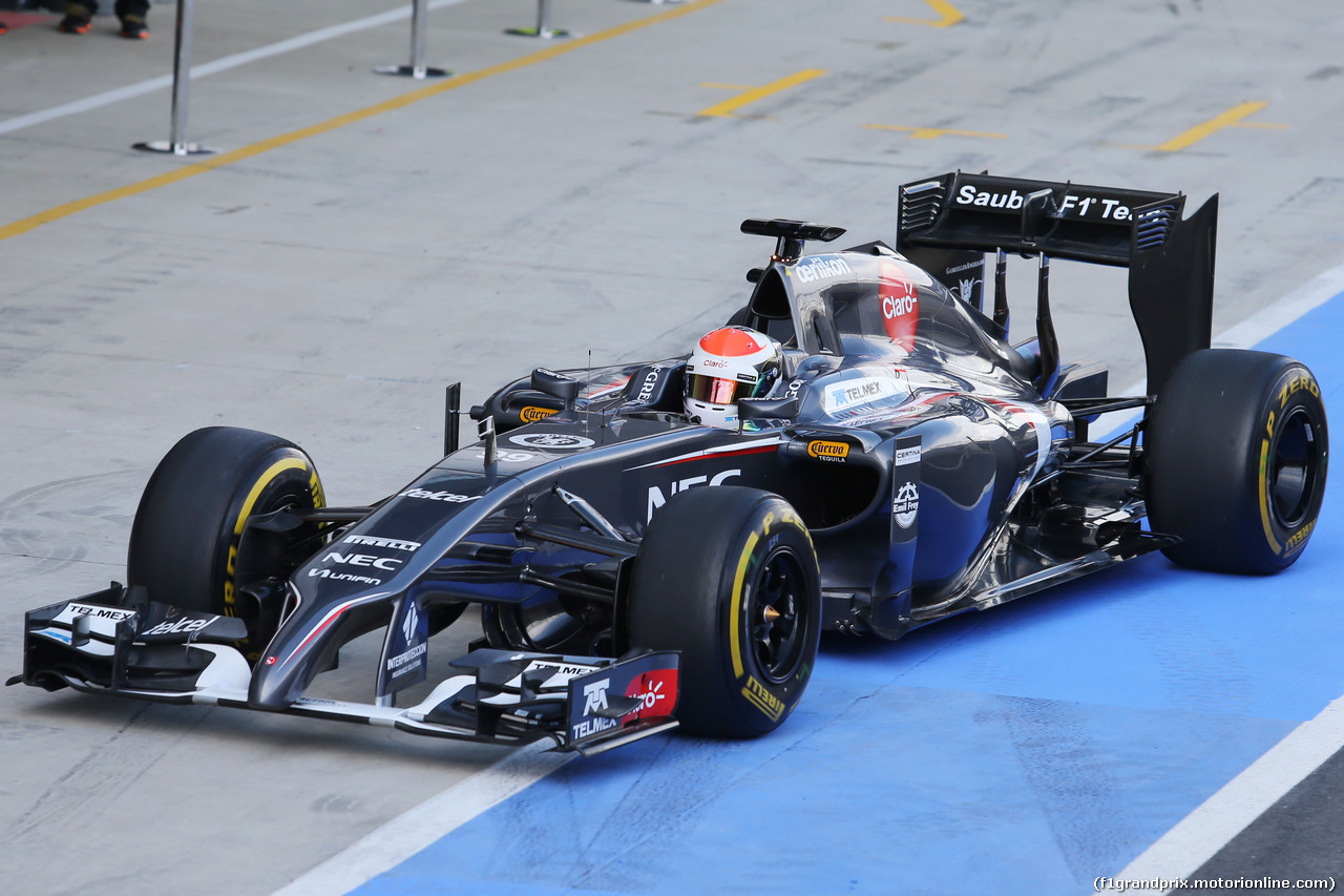 TEST SILVERSTONE 08 LUGLIO, Adrian Sutil (GER) Sauber C33.
08.07.2014. Formula One Testing, Silverstone, England, Tuesday.