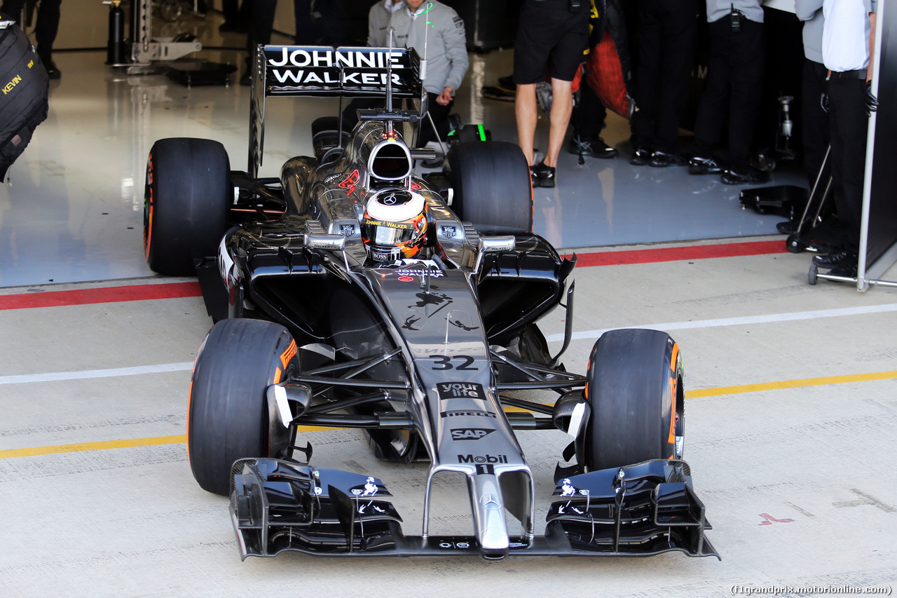 TEST SILVERSTONE 08 LUGLIO, Stoffel Vandoorne (BEL) McLaren MP4-29 Test e Reserve Driver.
08.07.2014. Formula One Testing, Silverstone, England, Tuesday.