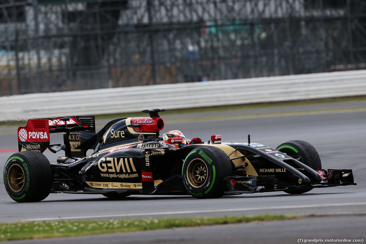 TEST SILVERSTONE 08 LUGLIO, Pastor Maldonado (VEN) Lotus F1 E21.
08.07.2014. Formula One Testing, Silverstone, England, Tuesday.