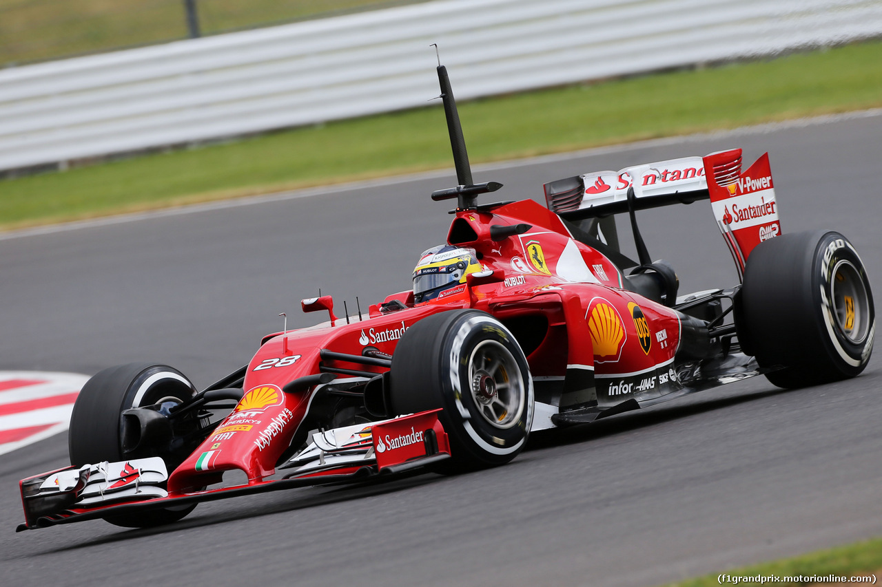 TEST SILVERSTONE 08 LUGLIO, Pedro De La Rosa (ESP) Ferrari F14-T Development Driver.
08.07.2014. Formula One Testing, Silverstone, England, Tuesday.