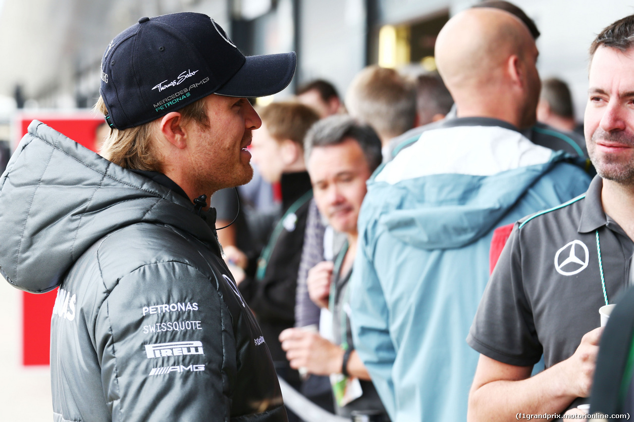 TEST SILVERSTONE 08 LUGLIO, Nico Rosberg (GER) Mercedes AMG F1.
08.07.2014. Formula One Testing, Silverstone, England, Tuesday.