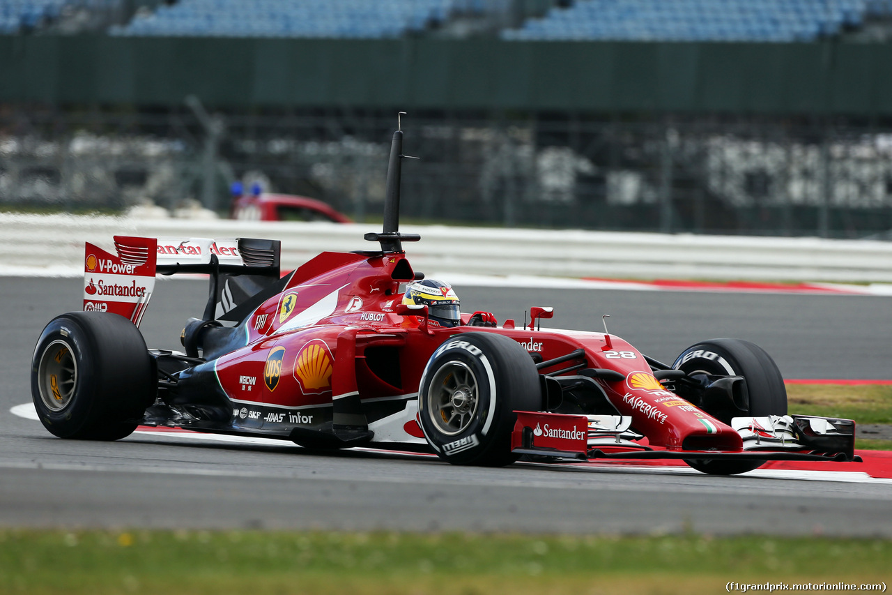 TEST SILVERSTONE 08 LUGLIO, Pedro De La Rosa (ESP) Ferrari F14-T Development Driver.
08.07.2014. Formula One Testing, Silverstone, England, Tuesday.