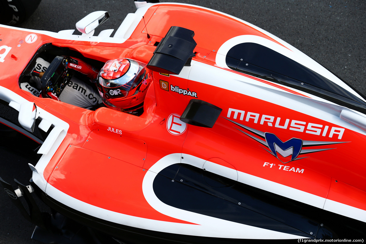 TEST SILVERSTONE 08 LUGLIO, Jules Bianchi (FRA) Marussia F1 Team MR03.
08.07.2014. Formula One Testing, Silverstone, England, Tuesday.