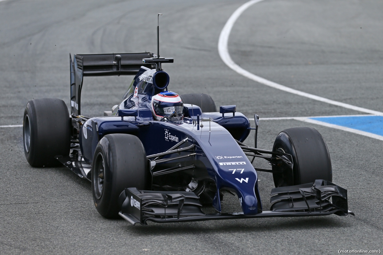 WILLIAMS FW36, Valtteri Bottas (FIN) Williams FW36.
28.01.2014. Formula One Testing, Day One, Jerez, Spain.