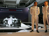 WILLIAMS MARTINI RACING FW36, The Williams FW36 with Martini livery is unveiled. (L to R): Felipe Massa (BRA) Williams with team mate Valtteri Bottas (FIN) Williams.
06.03.2014. Formula One Launch, Williams FW36 Official Unveiling, London, England.