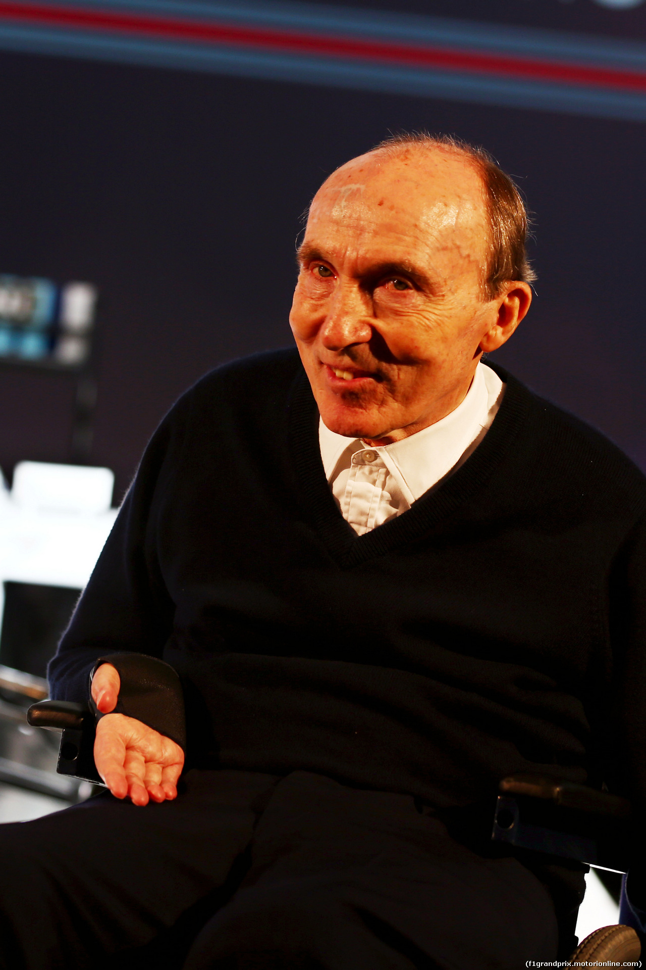 WILLIAMS MARTINI RACING FW36, Frank Williams (GBR) Williams Team Owner.
06.03.2014. Formula One Launch, Williams FW36 Official Unveiling, London, England.