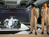 WILLIAMS MARTINI RACING FW36, The Williams FW36 with Martini livery is unveiled. (L to R): Felipe Massa (BRA) Williams with team mate Valtteri Bottas (FIN) Williams.
06.03.2014. Formula One Launch, Williams FW36 Official Unveiling, London, England.