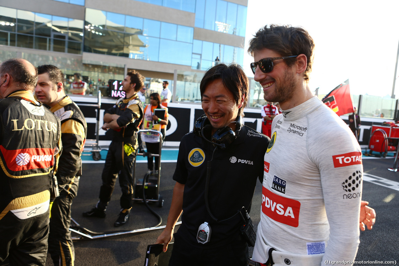 GP ABU DHABI, 29.11.2015 - Gara, Romain Grosjean (FRA) Lotus F1 Team E23