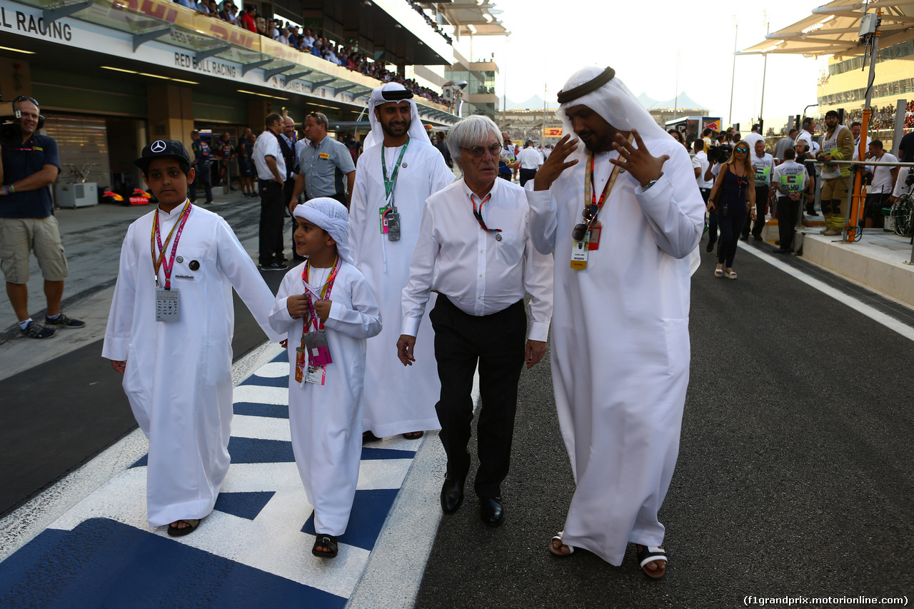 GP ABU DHABI, 29.11.2015 - Gara, Bernie Ecclestone (GBR), President e CEO of FOM