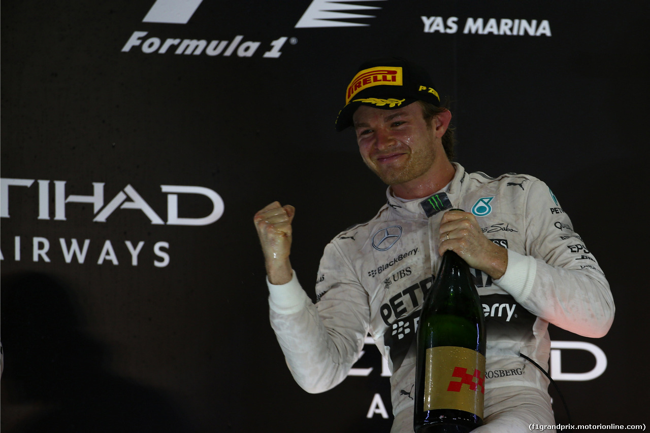 GP ABU DHABI, 29.11.2015 - Gara, Nico Rosberg (GER) Mercedes AMG F1 W06 vincitore