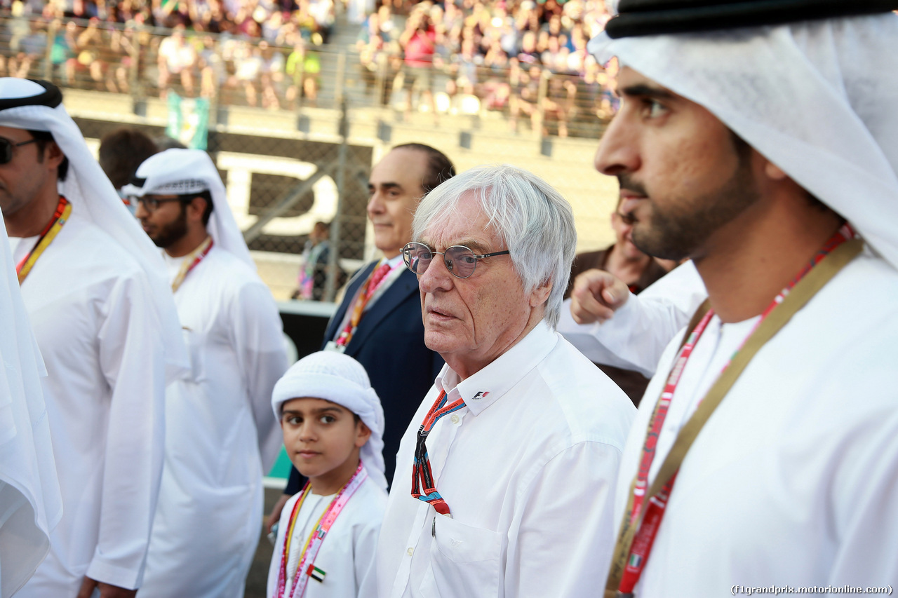GP ABU DHABI, 29.11.2015 - Gara, Bernie Ecclestone (GBR), President e CEO of FOM