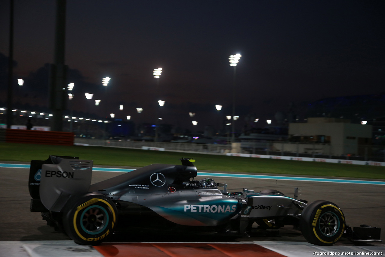 GP ABU DHABI, 29.11.2015 - Gara, Nico Rosberg (GER) Mercedes AMG F1 W06