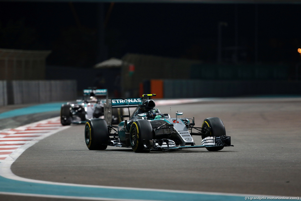 GP ABU DHABI, 29.11.2015 - Gara, Nico Rosberg (GER) Mercedes AMG F1 W06
