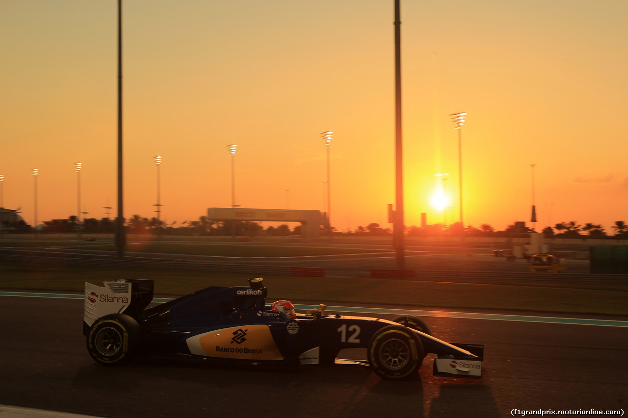 GP ABU DHABI, 29.11.2015 - Gara, Felipe Nasr (BRA) Sauber C34