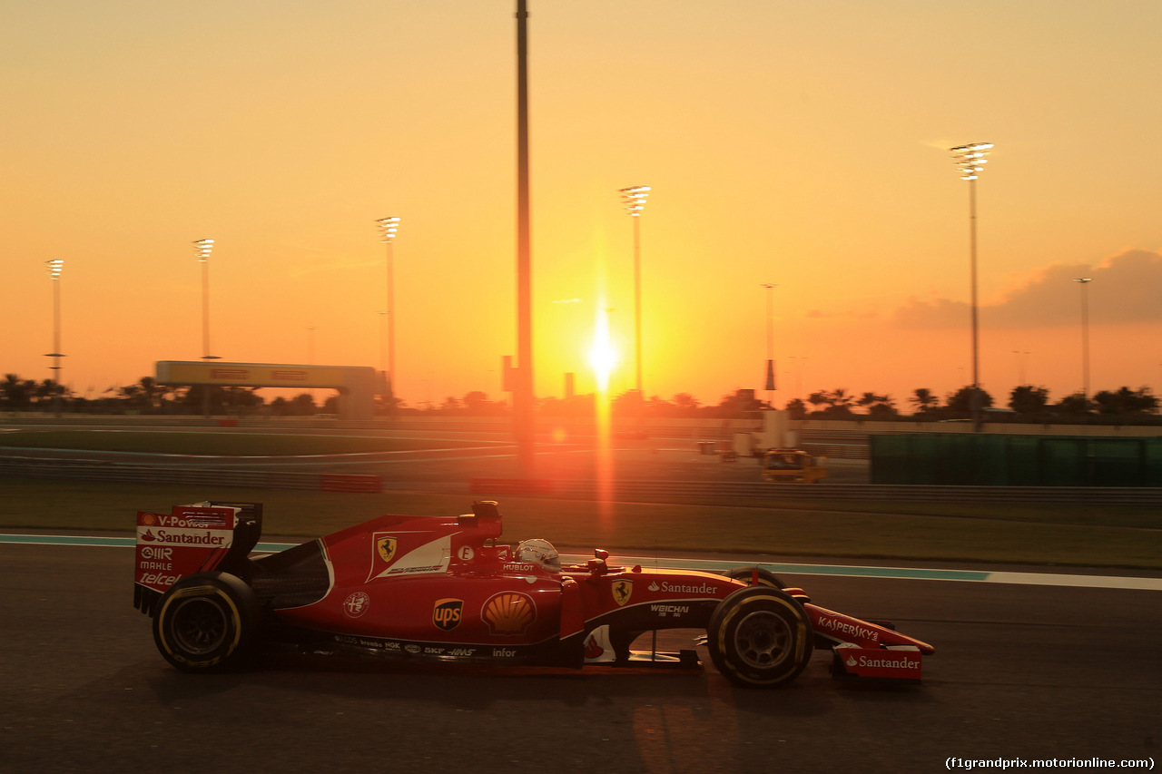 GP ABU DHABI, 29.11.2015 - Gara, Sebastian Vettel (GER) Ferrari SF15-T