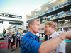 GP ABU DHABI, 29.11.2015 - Gara, David Coulthard (GBR) e Mika Hakkinen