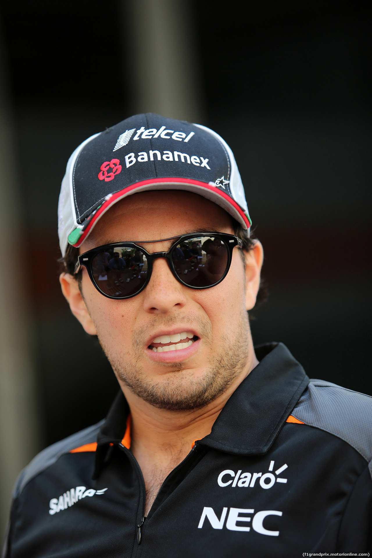 GP ABU DHABI, 26.11.2015 - Sergio Perez (MEX) Sahara Force India F1 VJM08