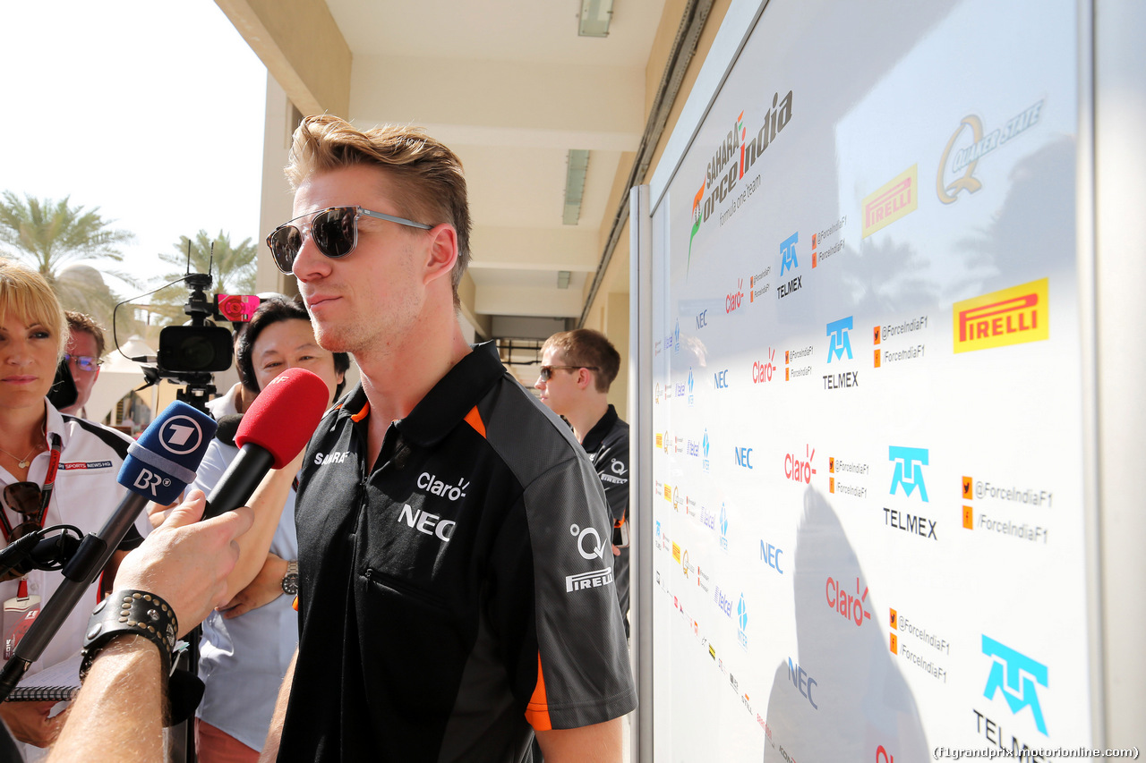 GP ABU DHABI, 26.11.2015 - Nico Hulkenberg (GER) Sahara Force India F1 VJM08