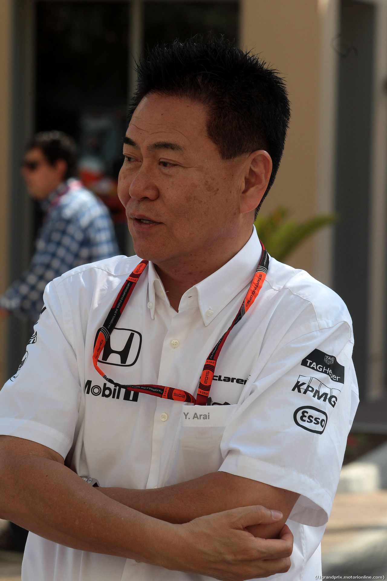 GP ABU DHABI, 26.11.2015 - Yasuhisa Arai (JPN) Honda Motorsport Chief Officer