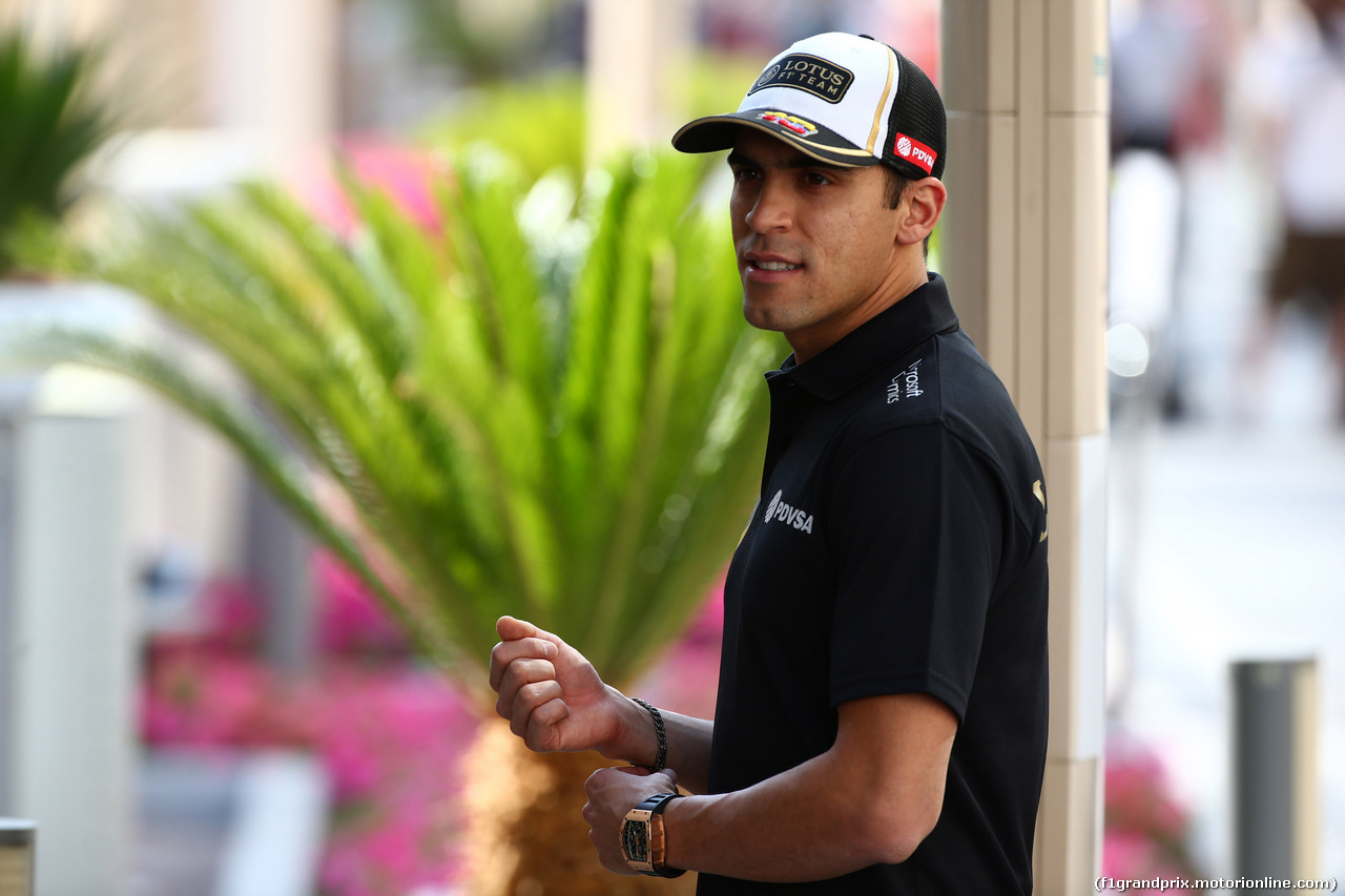 GP ABU DHABI, 26.11.2015 - Pastor Maldonado (VEN) Lotus F1 Team E23