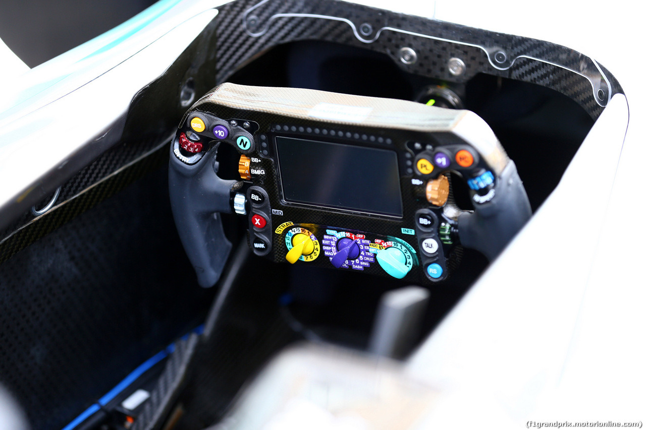 GP ABU DHABI, 26.11.2015 - Mercedes' Steering wheel