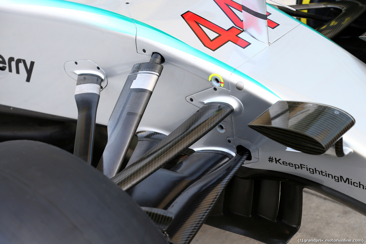 GP ABU DHABI, 26.11.2015 - Mercedes AMG F1 W06, detail