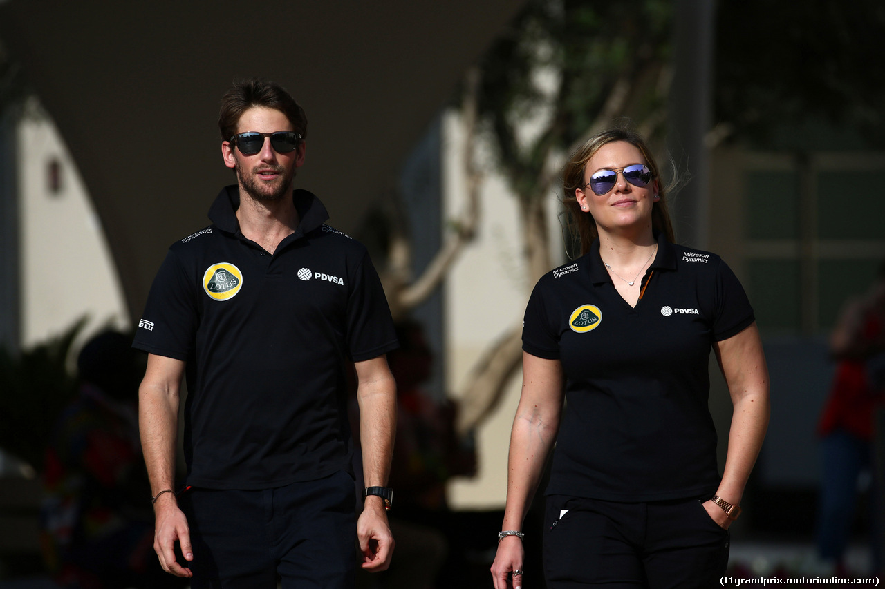 GP ABU DHABI, 26.11.2015 - Romain Grosjean (FRA) Lotus F1 Team E23
