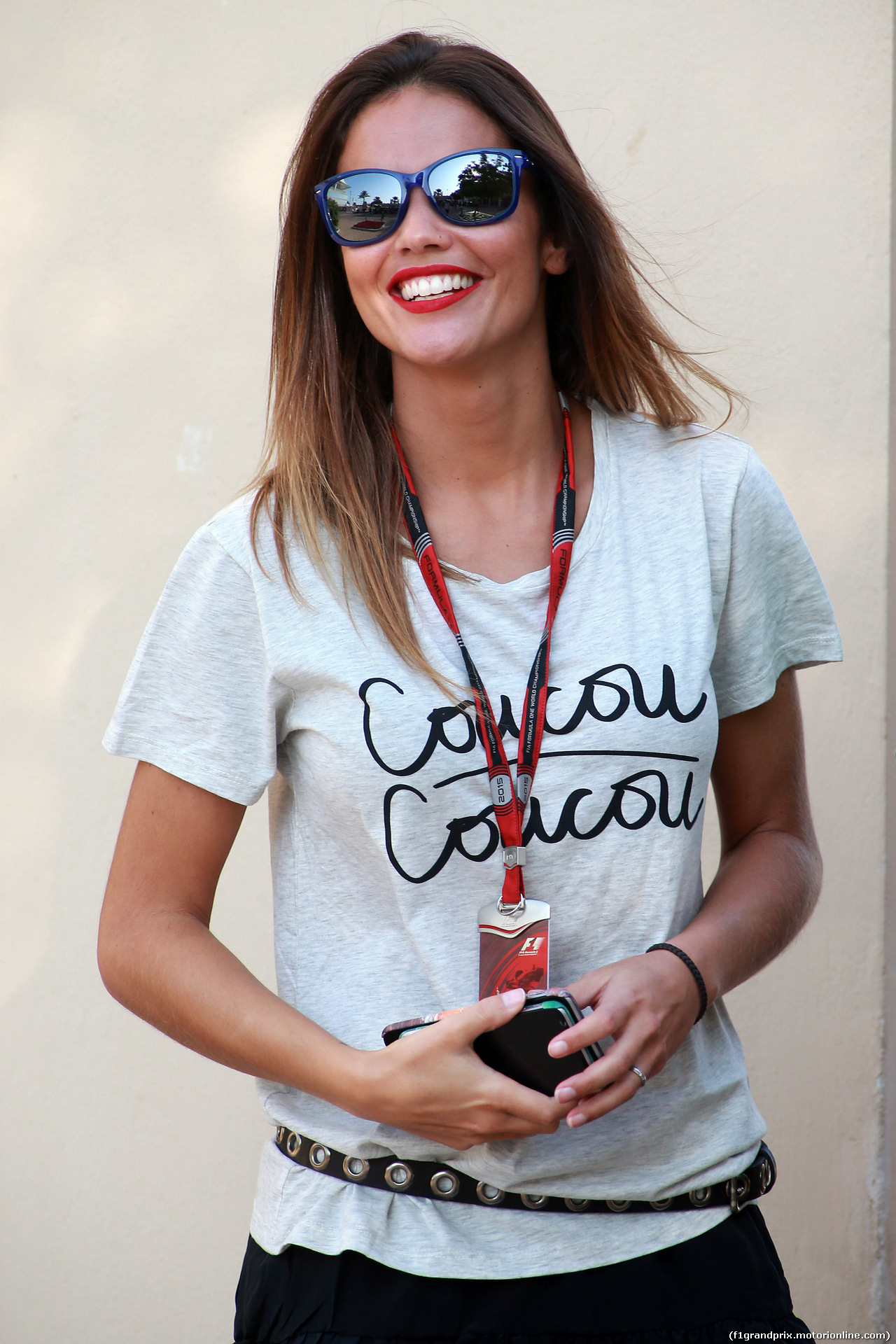 GP ABU DHABI, 26.11.2015 - Lara Alvarez (ESP), girlfriend of Fernando Alonso (ESP)