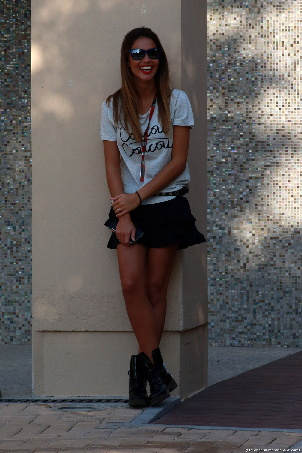 GP ABU DHABI, 26.11.2015 - Lara Alvarez (ESP), girlfriend of Fernando Alonso (ESP)