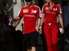 GP ABU DHABI, 26.11.2015 - Kimi Raikkonen (FIN) Ferrari SF15-T e Stefania Boccoli (ITA), Ferrari Press Officer