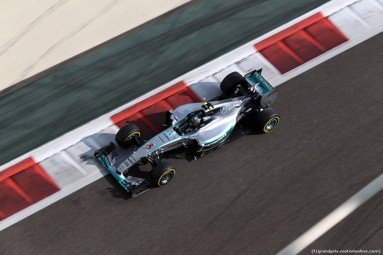 GP ABU DHABI, 28.11.2015 - Prove Libere 3, Nico Rosberg (GER) Mercedes AMG F1 W06