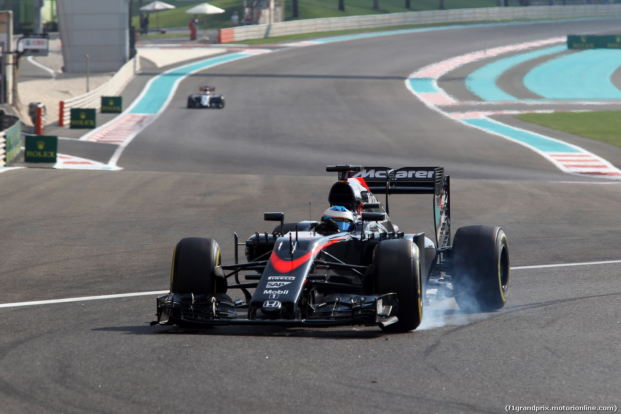 GP ABU DHABI, 28.11.2015 - Prove Libere 3, Fernando Alonso (ESP) McLaren Honda MP4-30