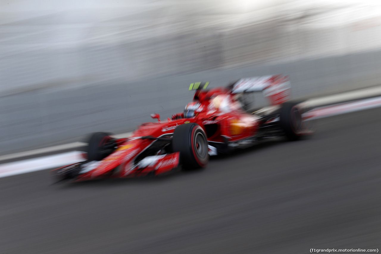 GP ABU DHABI, 28.11.2015 - Prove Libere 3, Kimi Raikkonen (FIN) Ferrari SF15-T