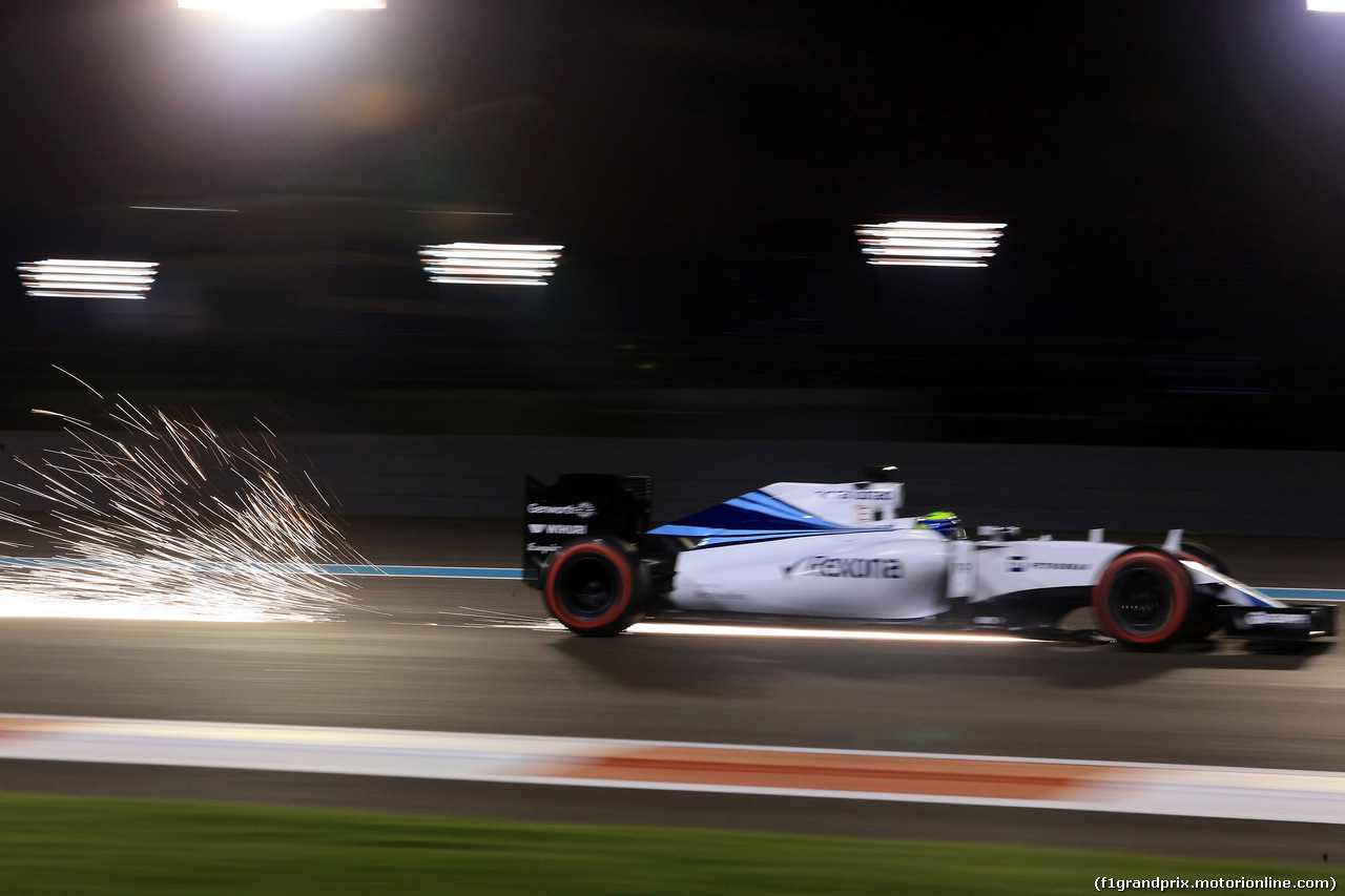 GP ABU DHABI, 28.11.2015 - Qualifiche, Felipe Massa (BRA) Williams F1 Team FW37
