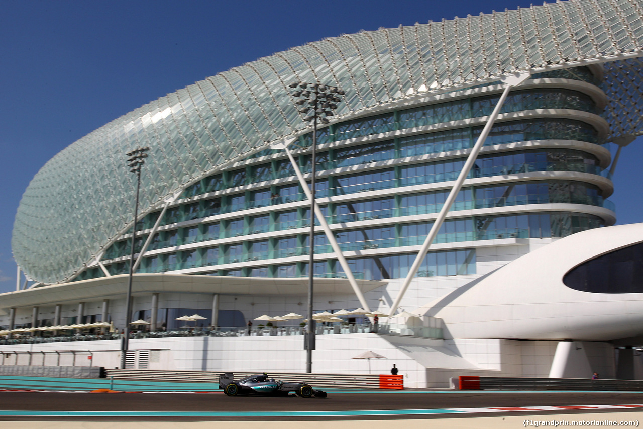 GP ABU DHABI, 27.11.2015 - Prove Libere 1, Nico Rosberg (GER) Mercedes AMG F1 W06