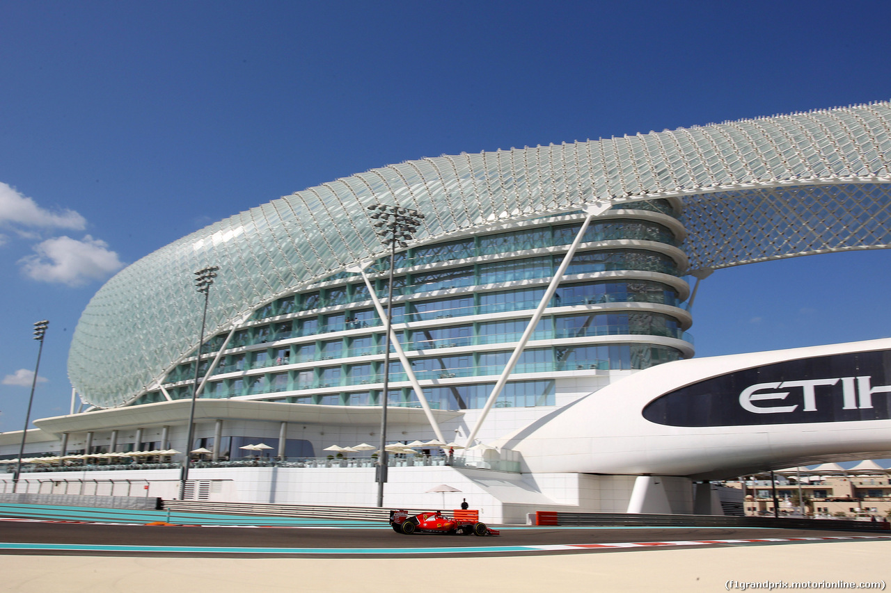 GP ABU DHABI, 27.11.2015 - Prove Libere 1, Sebastian Vettel (GER) Ferrari SF15-T