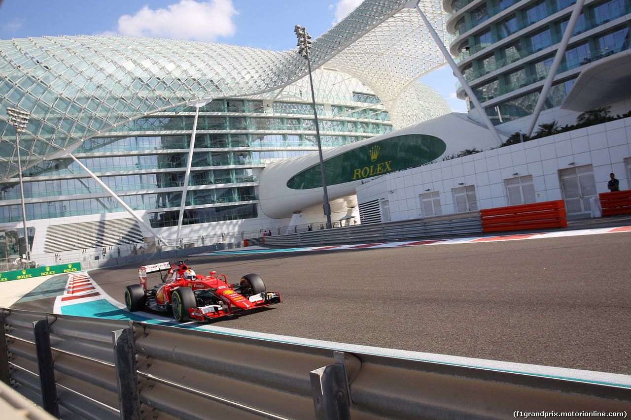 GP ABU DHABI, 27.11.2015 - Prove Libere 1, Sebastian Vettel (GER) Ferrari SF15-T