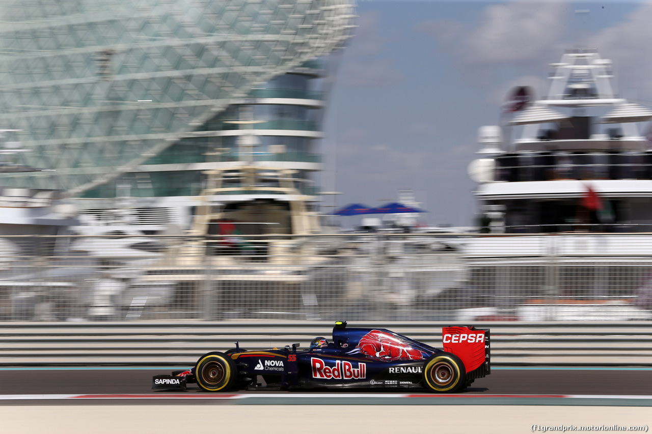 GP ABU DHABI, 27.11.2015 - Prove Libere 1, Carlos Sainz Jr (ESP) Scuderia Toro Rosso STR10