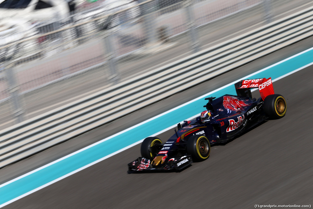 GP ABU DHABI, 27.11.2015 - Prove Libere 1, Max Verstappen (NED) Scuderia Toro Rosso STR10