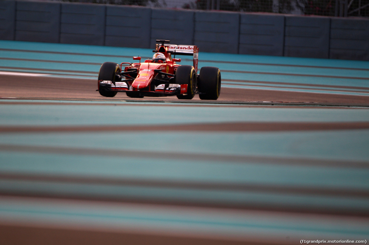 GP ABU DHABI, 27.11.2015 - Prove Libere 2, Sebastian Vettel (GER) Ferrari SF15-T