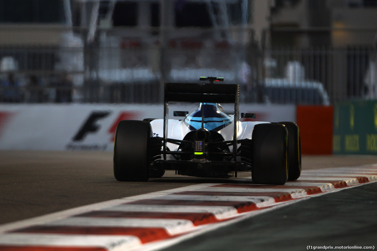 GP ABU DHABI, 27.11.2015 - Prove Libere 2, Valtteri Bottas (FIN) Williams F1 Team FW37