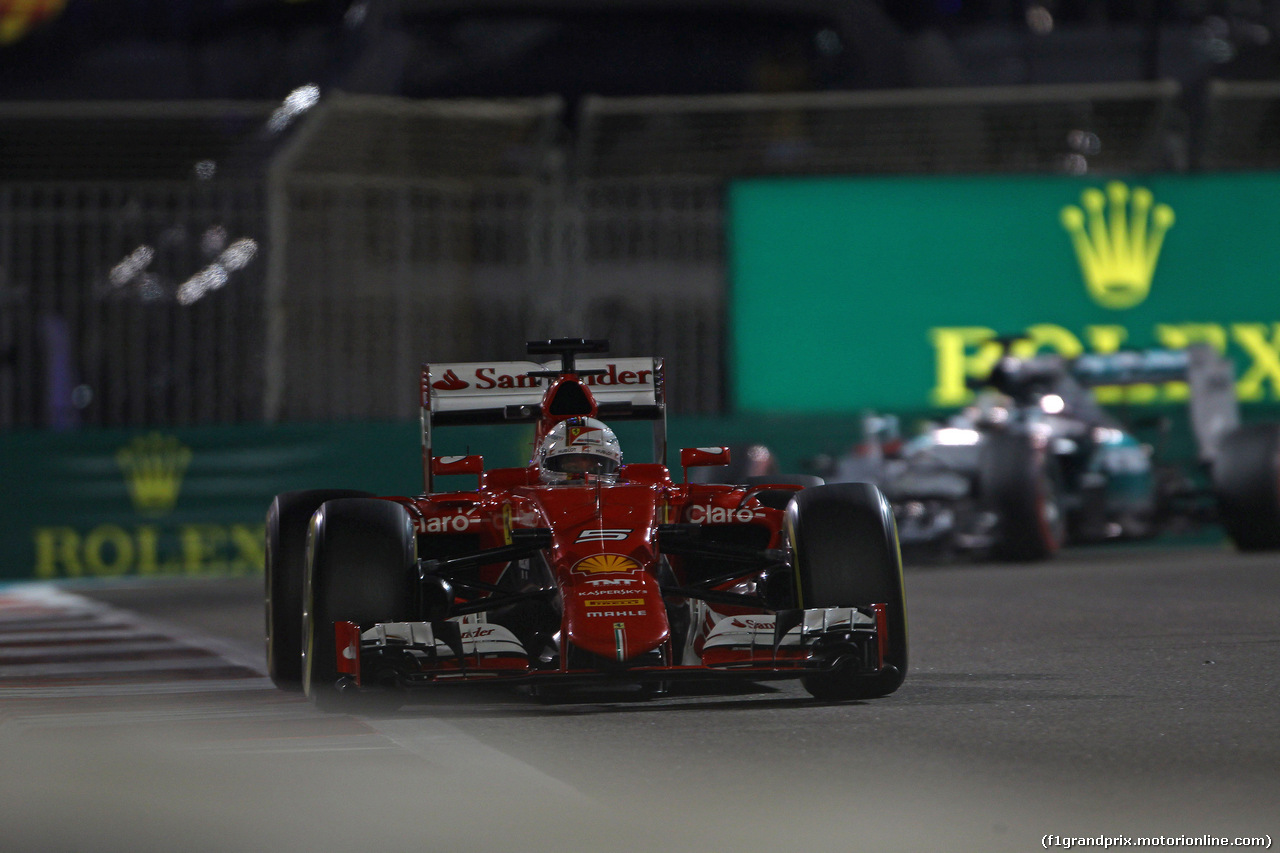 GP ABU DHABI, 27.11.2015 - Prove Libere 2, Sebastian Vettel (GER) Ferrari SF15-T