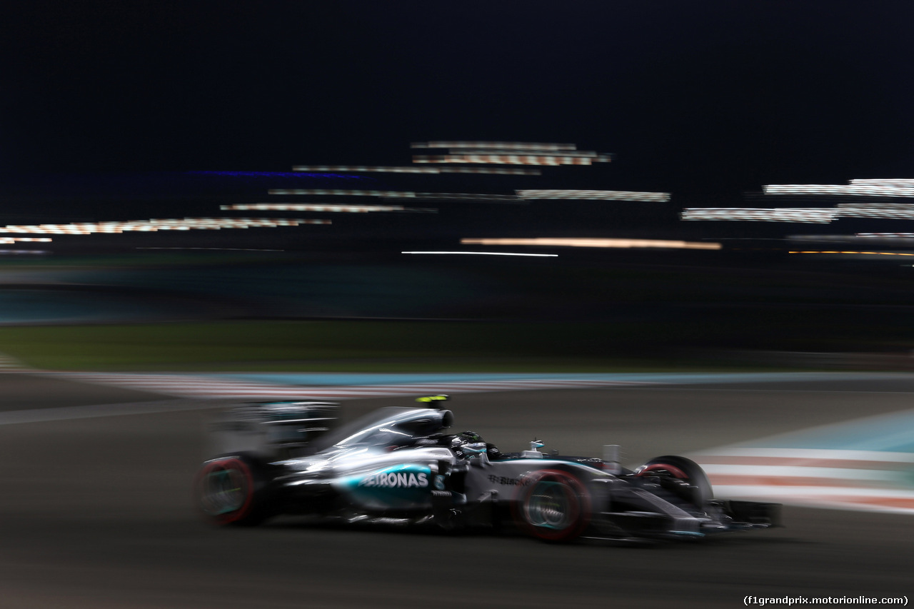 GP ABU DHABI, 27.11.2015 - Prove Libere 2, Nico Rosberg (GER) Mercedes AMG F1 W06