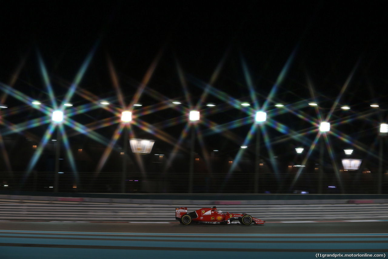GP ABU DHABI, 27.11.2015 - Prove Libere 2, Sebastian Vettel (GER) Ferrari SF15-T