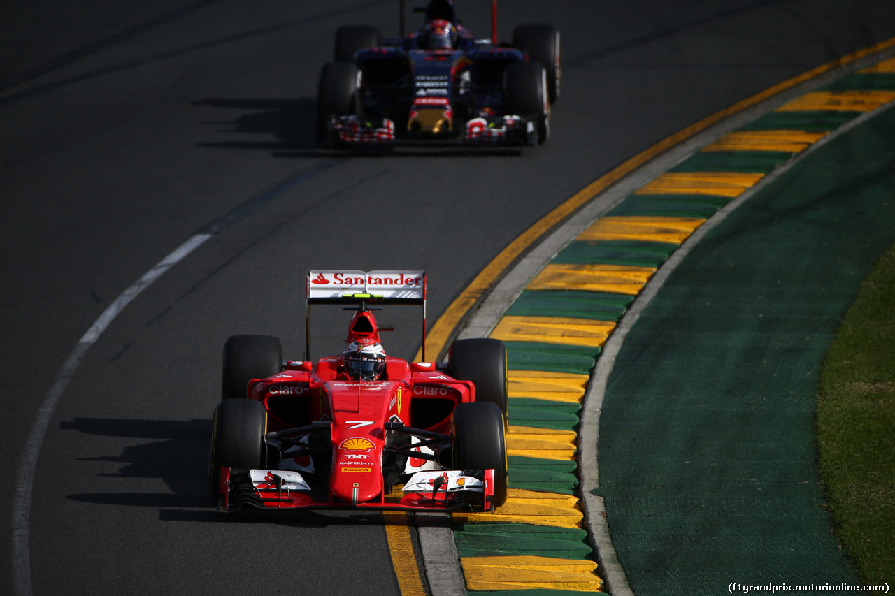 GP AUSTRALIA, 15.03.2015 - Gara, Kimi Raikkonen (FIN) Ferrari SF15-T