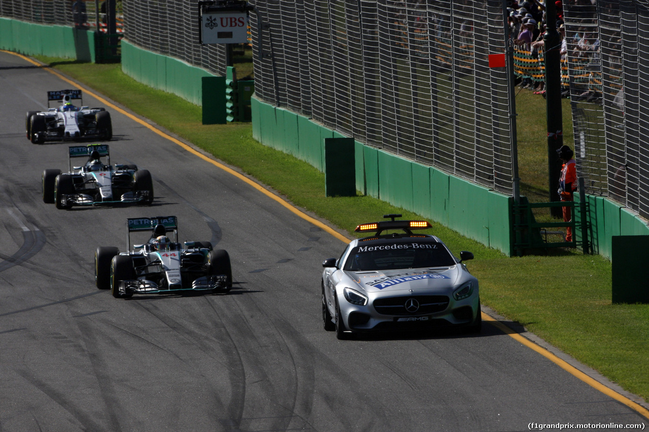 GP AUSTRALIA, 15.03.2015 - Gara, The Safety car on the track